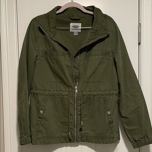 Old Navy Forest Green Utility Jacket